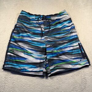 Nike Swim Trunks Board Shorts Elastic Waist 9" Men's XXL Mesh‎ Liner